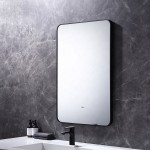 Съвременно LED oгледало ILINA BLACK EL-3F